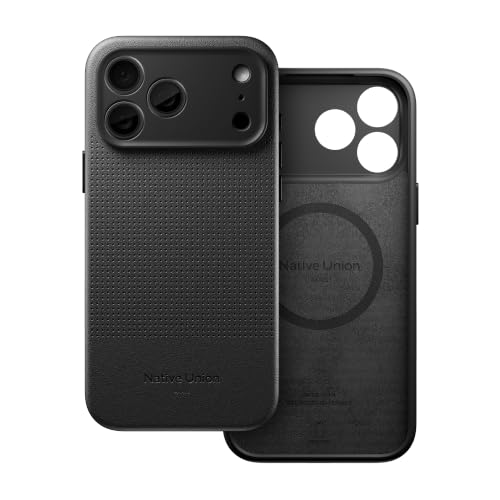 Image of Native Union Active Case - MagSafe Compatible with Built-in Magnets - 10ft / 3m Drop Protection - Rugged Yet Slim Design - Recycled Materials - Camera Control Button for iPhone 18 Pro Max (Black)