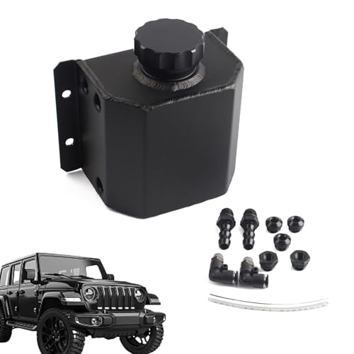 Bouteille de réservoir d'eau de récupération de réservoir, de récupération de liquide de refroidissement | Réservoir de trop-plein avec conception anti-fuite | Vase d'expansion Construction