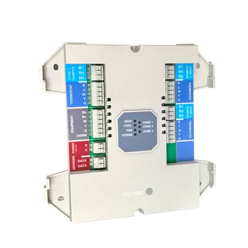 HZ311 True Zone Panel, 24V HVAC Zone Control Panel, Single Stage Heat/Cool, Up to 3 Zones, Variable Speed Fan, Auto Changeover - Thumbnail 7