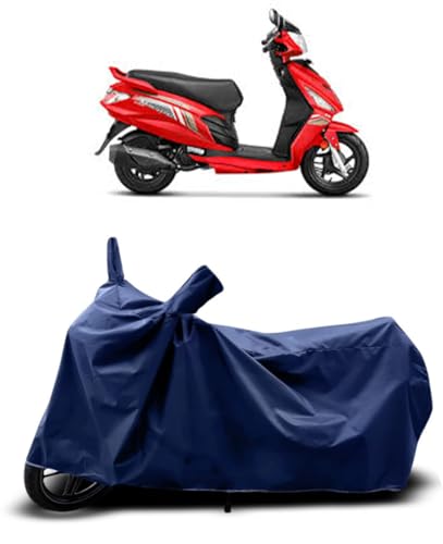 Image of CoverRide Bike Cover Waterproof Heavy Duty - All Weather Dustproof UV Protection Scooty Cover for Hero Maestro Edge Outdoor Indoor Use with Windproof Buckle