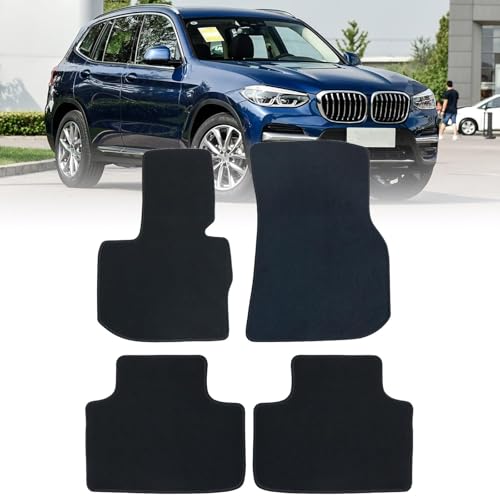 Tapis de sol velours SecosAutoparts anti-glisse pour BMW X3