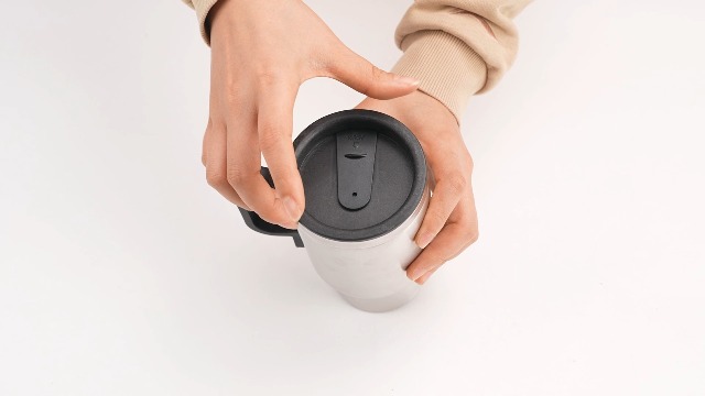 Taza Eléctrica para Auto 12V 450ml Acero Inoxidable miniatura 7