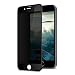 GLASS-M Privacy Screen Protector for iPhone 7 Plus, 180 Degree Anti-spy, Case Friendly Full Coverage Tempered Glass Screen Protector - Black