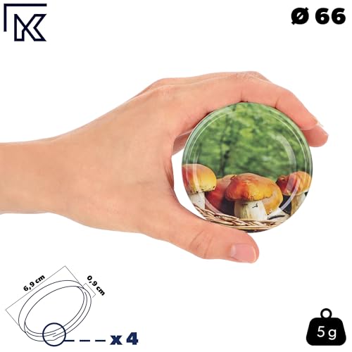 KADAX 10er Set Einmachgläser 200ml TO66, Marmeladengläser Vorratsgläser Mason Jar mit Schraubdeckel, Luftdicht & Spülmaschinenfest… – Ansicht 4