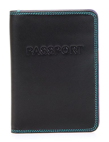Preisvergleich Produktbild mywalit - leder damen Geldbörse - Passport cover - 283-4 - black pace