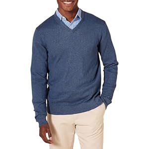 Amazon Essentials Men’s V-Neck Sweater (Available in Big & Tall)