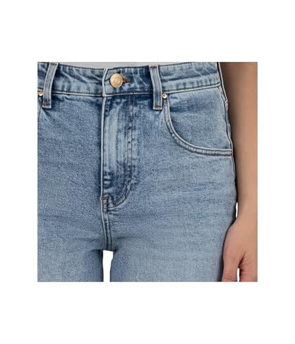 KUT from the Kloth Women's Gwen High-Rise Wide Leg Slouchy Raw Hem 5 Pockets in Acute4