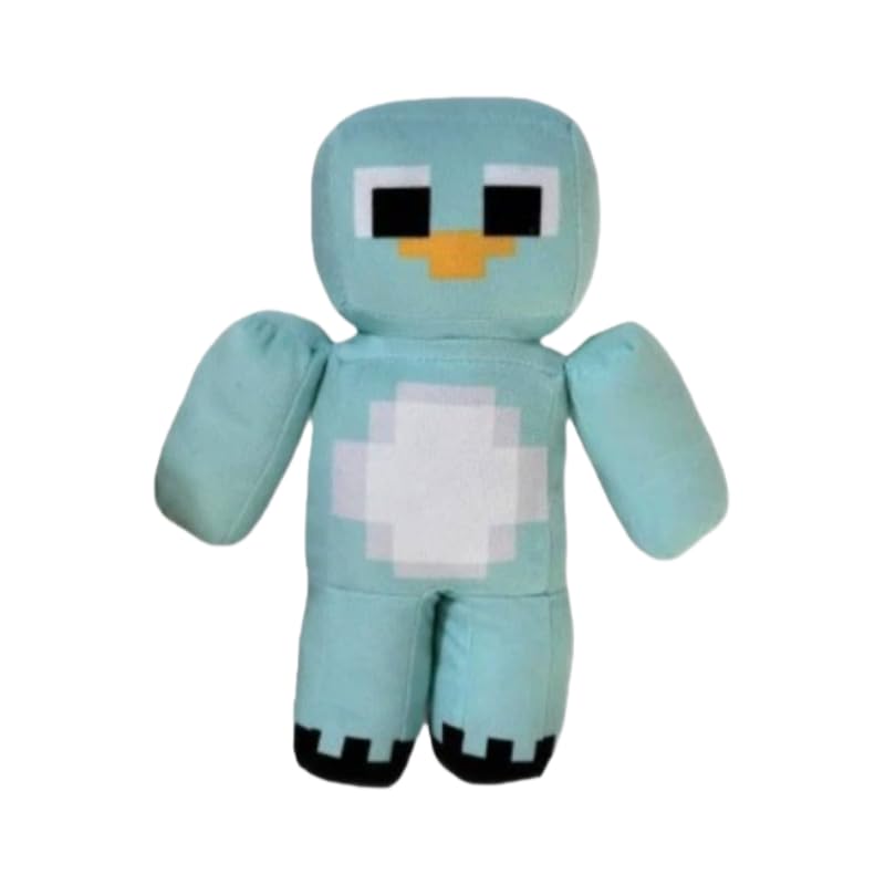 TONGMAN Milo and Chip Cute Games Plush 25cmSoft Stuffed Animal Pillow Doll for Kids & Adults Fun Collectible Plush for Fans Home Décor & Gift Ideas (cyan)