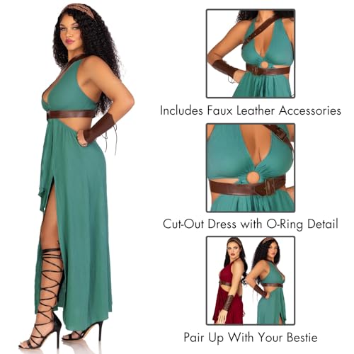 Leg Avenue womens 4 Piece Warrior Maiden Costume - Image 5