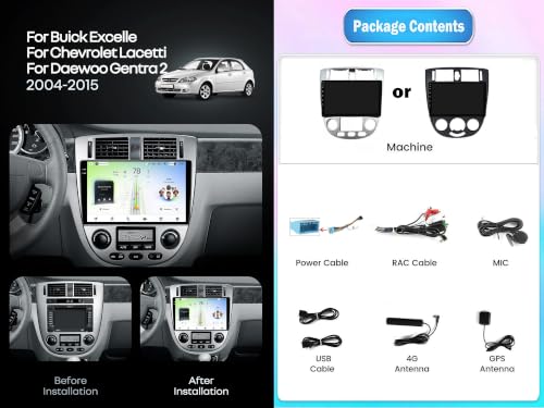 Radio coche Android 2K QLED para Buick Excelle: CarPlay y sonido DSP premium 7