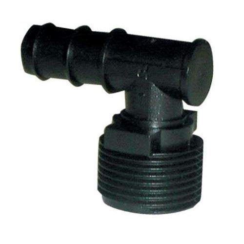 Hortafix Barbed Pipe Elbow 20mm x 3/4"