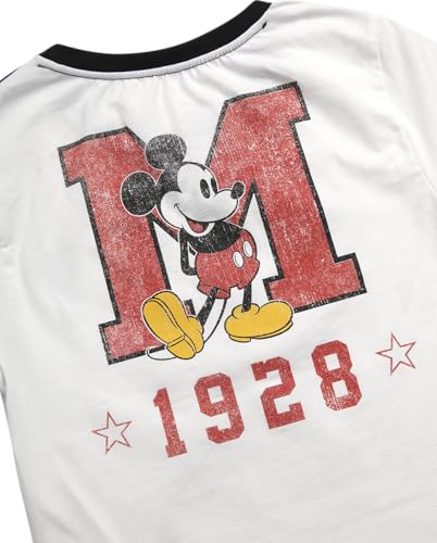 Image of Disney Lightning McQueen Mickey Mouse & Stitch Womens Retro Graphic Tees