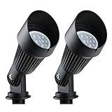 Lumina 4W LED Landscape Lights Cast-Aluminum Waterproof Outdoor Low Voltage Spotlights for Walls Tre