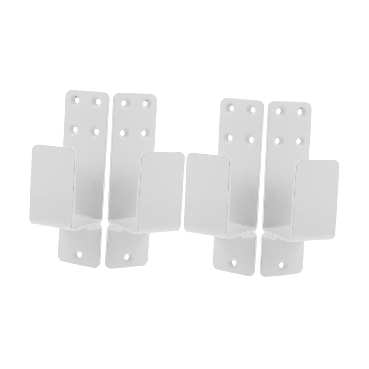 iplusmile Support de Porte Robuste en Acier Design de U Épais, Barre de Sécurité pour Porte D'entrée ou Portail Arrière, Stabilité et Prévention D'ouverture Accidentelle