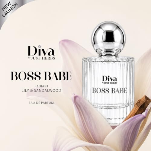 Image of Just Herbs Diva Boss Babe Eau De Parfum 30ml | Premium Women's Perfume