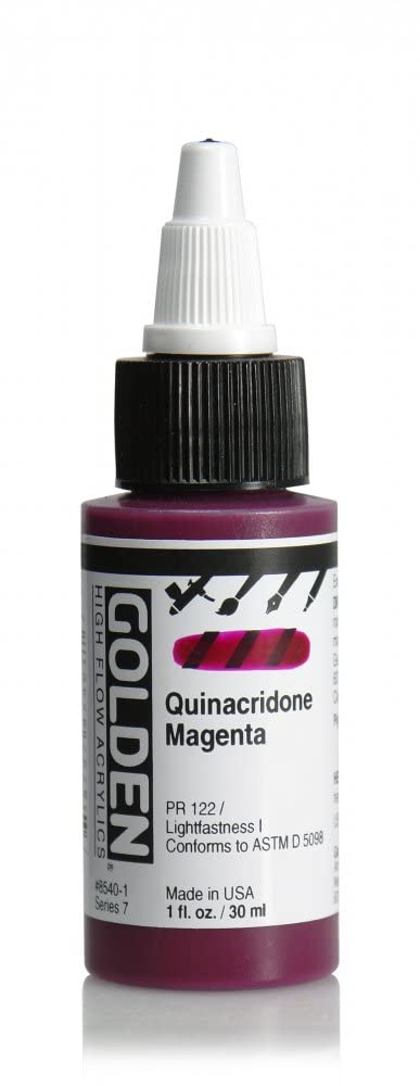 GOLDEN High Flow 1Oz Quincridone Magenta