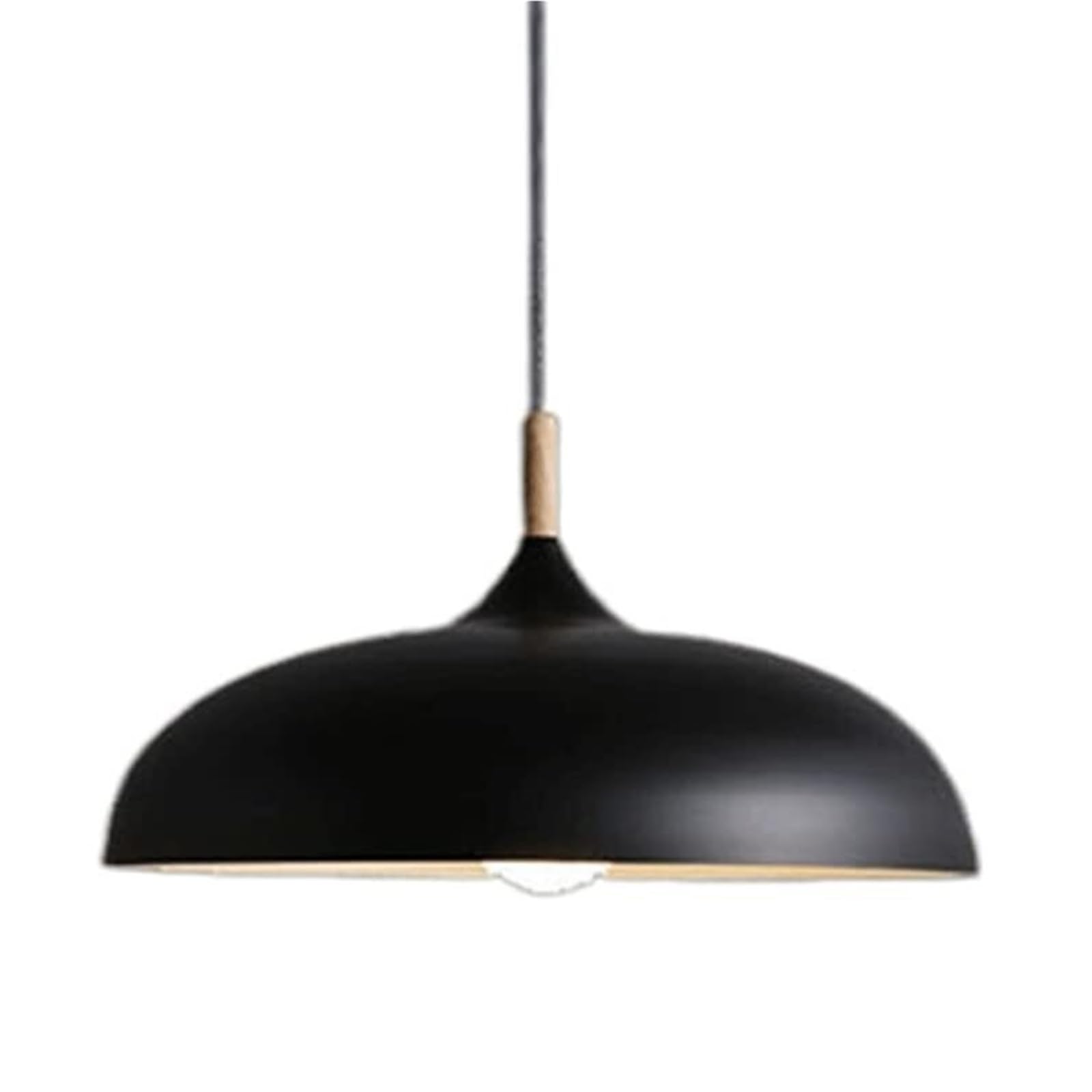 KHUKHU Hanging Light Fixture in Home Decoration Unique Ceiling Lights Fixtures Modern Metal Led Light Adjustable Dome Chandelier Hanging Lamps for Kitchen Island (No Bulb)(K,35Cm)