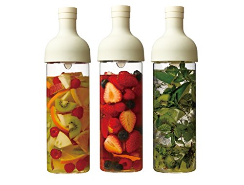 Image of Hario Filter-in Cold Brew Tea Bottle, 750ml, White