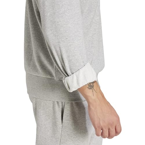 Image of adidas Mens Cotton M Feelcozy Swt Crew Neck Sweatshirt