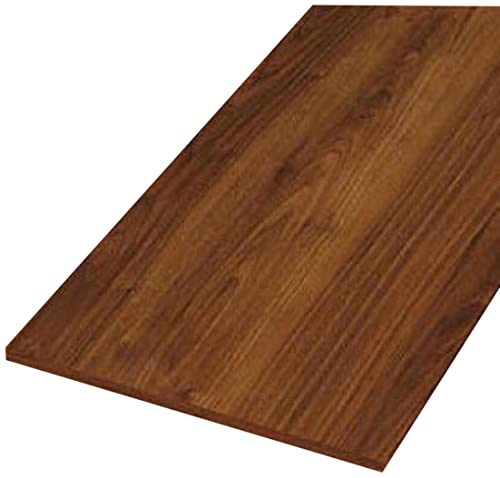 WoodOne STT0450N-D1I-DK Wood Grain Shelf, Dark Brown, Thickness 0.8 inches (20 mm), Thread Surface