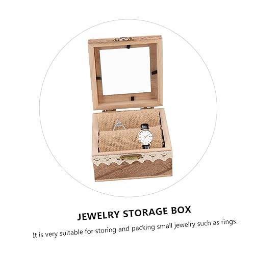 Boîte décorative pour rangement de bijoux et bagues de mariage