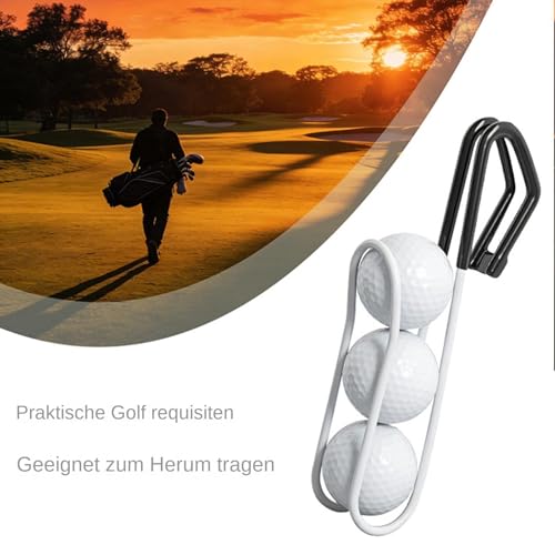 Soporte para pelotas de golf de metal inoxidable para organizar tus accesorios en el bolsillo 4
