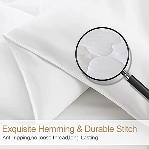 BlessLiving 8 Piece Marble Bed in A Bag Full Size Complete Set - Turquoise Chic Girly Gold Marble Bedding - 1 Comforter, 2 Pillow Shams, 1 Flat Sheet, 1 Fitted Sheet, 1 Cushion Cover, 2 Pillowcases