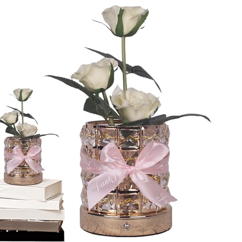 Lampe Rose à 3 couleurs éclairage romantique de table