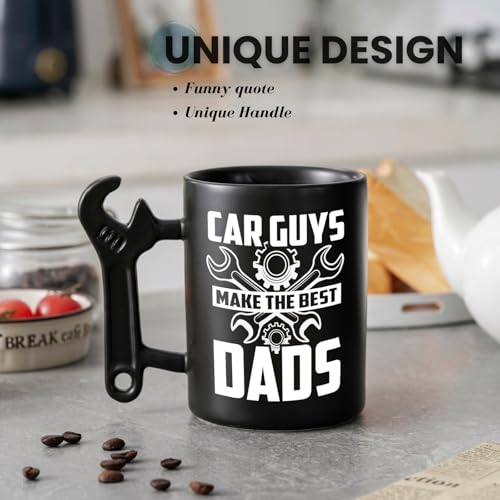 Taza de cerámica 13.5oz con diseño llave negra miniatura 6