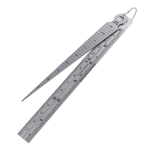 Mipcase Welding Gauge Precision Ruler Heavy Duty Steel Gauge for Welder Standard Ruler