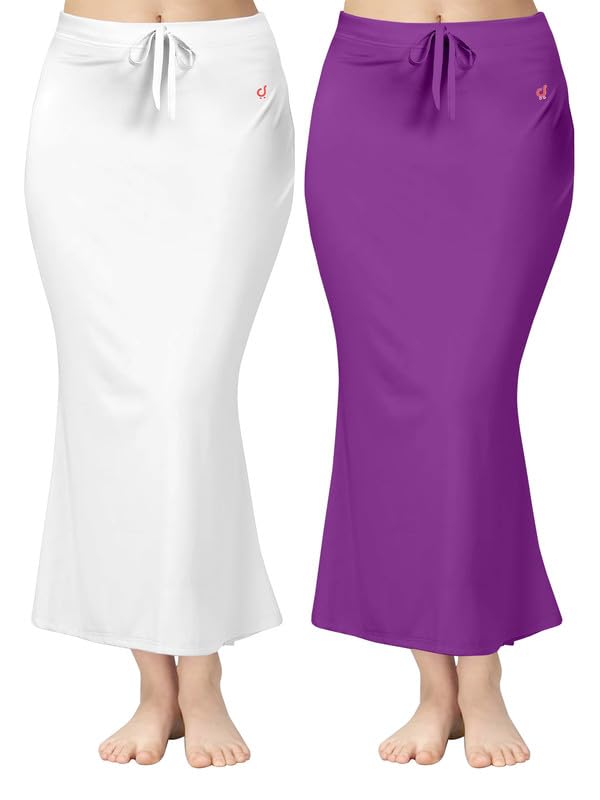 Image of TRENDMALLS Women Saree Shapewear Petticoat for Women, Cotton Blended,Petticoat,Skirts for Women,Shape Wear Dress for Saree Shaper(Combo-Pack)