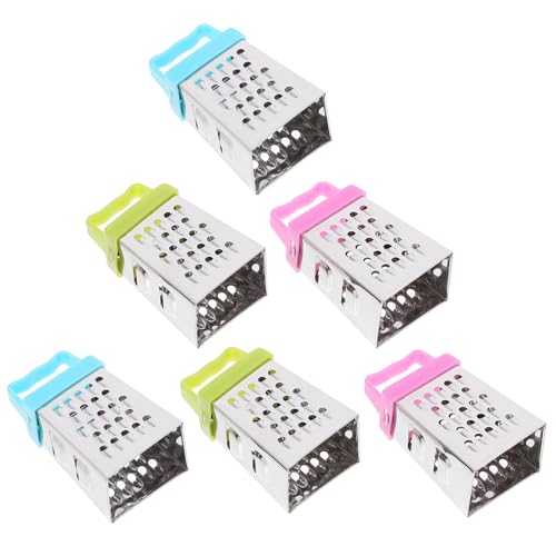 Set de 18 Mini Ralladores de Acero Inoxidable 4 Caras miniatura 1