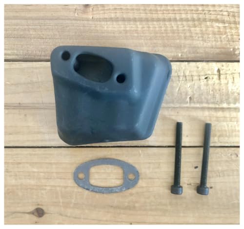 Silencieux échappement tronçonneuse 25cc pièce rechange Zenoah G2500 YD25