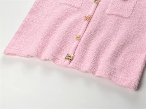 Women Elegant Short Sleeve Cardigan Tops Or Temperament Slim Mini Skirt2