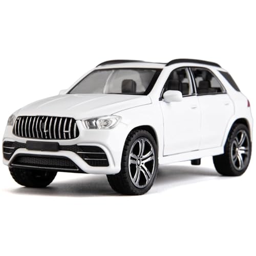 Image of Metal Pull Back Diecast Car 1:32 Mer-cedes AMG GLE63 Pull Back Car Model with Sound Light Boys Gifts Toys for Kids【Pack of 1】