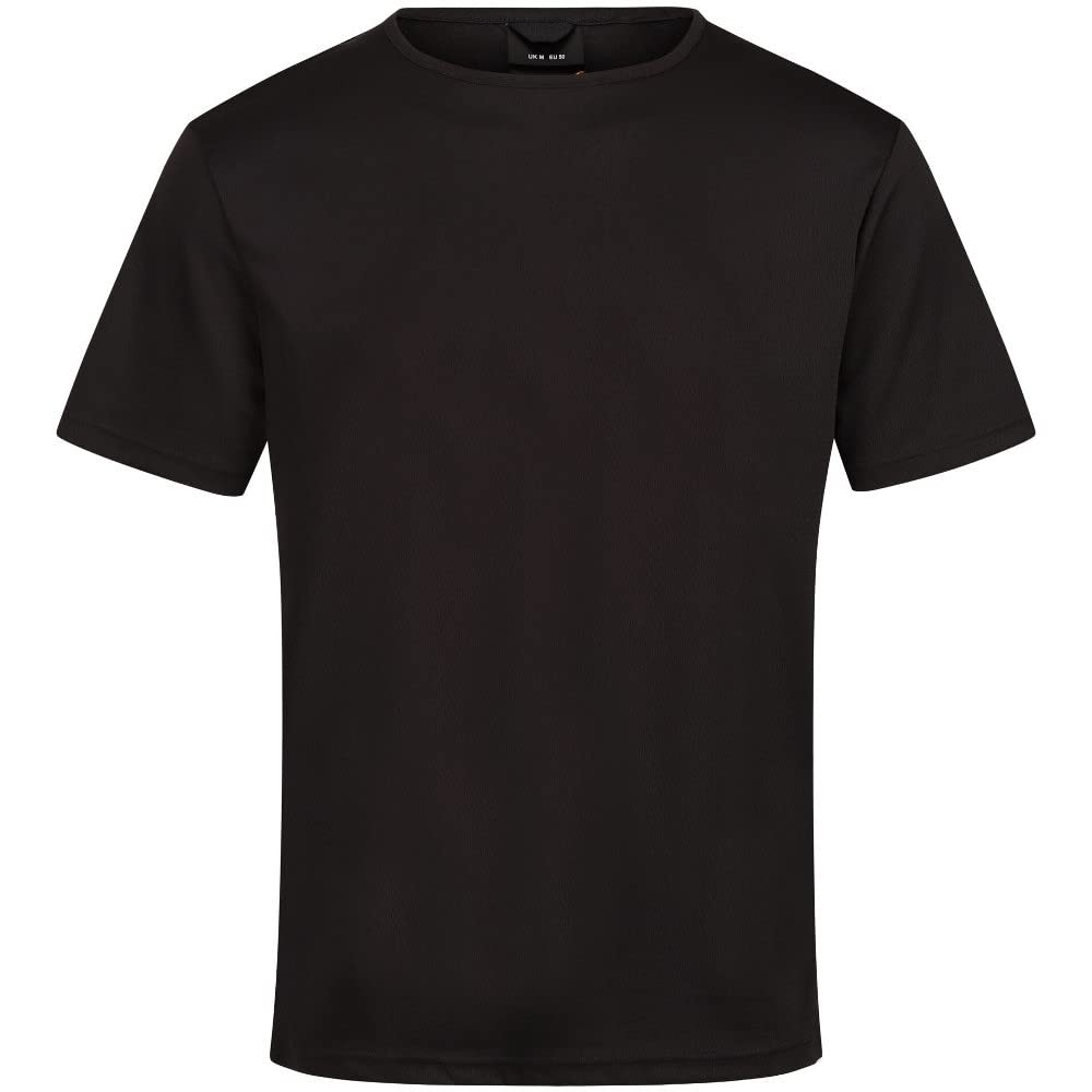 Regatta Professional Mens Pro Wicking Reflective T Shirt Black