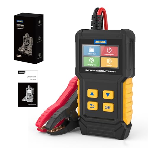 AUTOOL Car Battery Tester 12V 24V Battery Load Tester 30-2000 CCA...