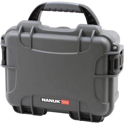 Image of NANUK 904 Hard Case with Foam - IP67 Waterproof Protective Case for Camera, Drone & Gear - Impact-Resistant & Dustproof - Perfect for Travel 10.2 inch x 7.9 inch x 4.5 inch - Graphite