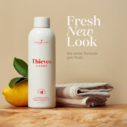 Image of Young Living Thieves Household Cleaner Natural Cleaning Solution, Non-Toxic, A Safely Clean and Healthy Home, Effective for Household Surface - 14.4 fl.oz. - 2 bottles
