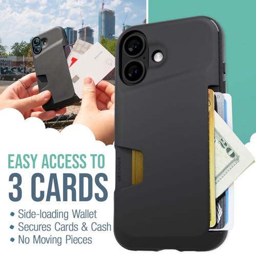 Image of Smartish - Lime Time - iPhone 16 Wallet Case - Wallet Slayer Vol 1 [Slim + Protective] Credit Card Holder - Fits iPhone 16