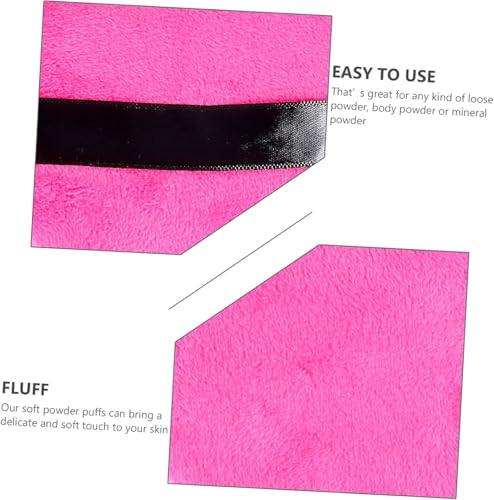 Image of Makeup Blendiful Puff, 1 Pcs Heart Shape Makeup Puff With Strap, Cotton Large Face Powder Puff, Makeup Tool, Beauty Sponges Blender Puff - Multi-colored