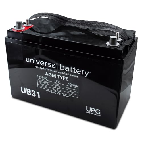 Universal Power Group (40505) UB-31 12V 100Ah (+ on Left) Dual...