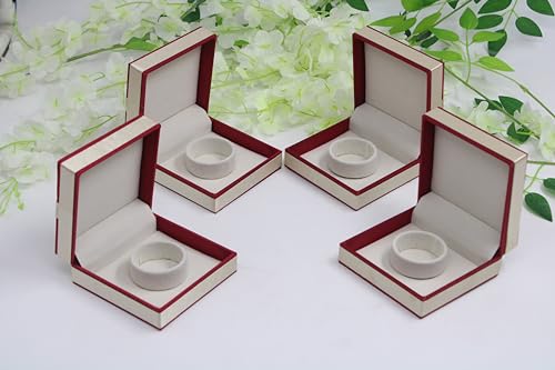 Atorakushon ATKK CHUDI BOX MRN 4 Satin Jewelry Bangle Box Storage Case Organizer Bracelet Holder Travel Storage Display Case Gift Boxes Pack Of 4 Red cover