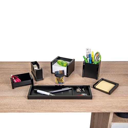 Wedo 2705199 Klammernspender (mit Magnet rund gefüllt, 125 Büroklammern) transparent