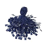 1000Pcs Hang Tag String, 7 Inch Nylon Snap Lock Pin Loop Plastic Tag Fastener Hook Ties Clothing Price Tag Rope Easy and Fast to Attach (Blue)