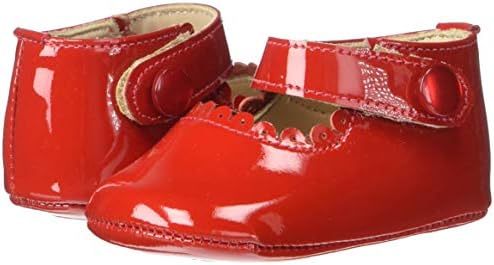 Elephantito Baby Girls European Crib Shoe, Patent Red, 1 Infant US Review | Image 6