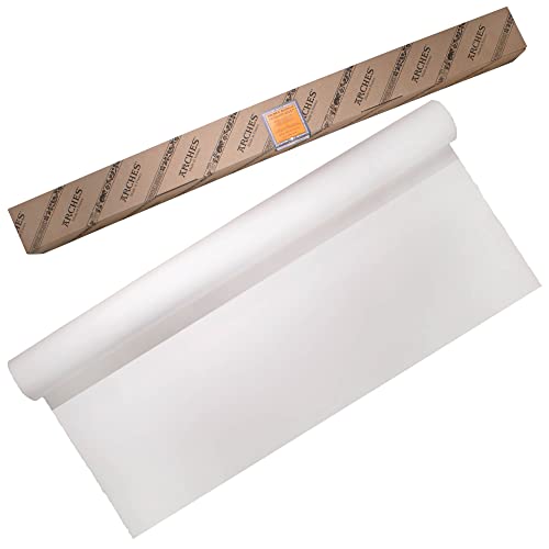 Arches Watercolor Paper Roll 51-inch x 10-Yards Natural White 100% Cotton Paper - 156lb Rough Paper Roll - Arches Art Paper for Watercolor Gouache Ink Acrylic and More