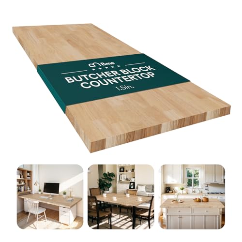 Bme Hevea Unfinished Wood Slab