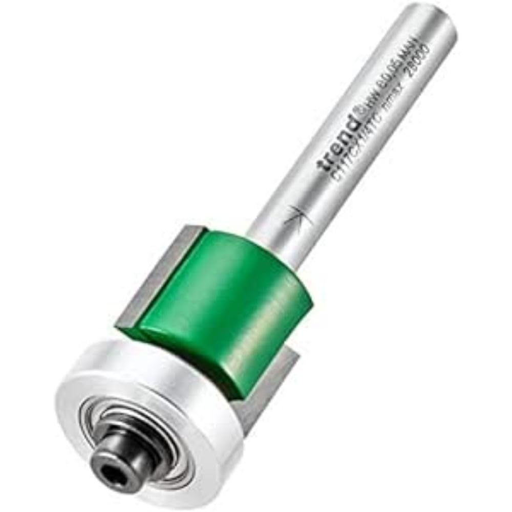Trend CRAFTPRO Bearing Guided Trimmer Router Cutter 18.2mm 14mm 1/4"