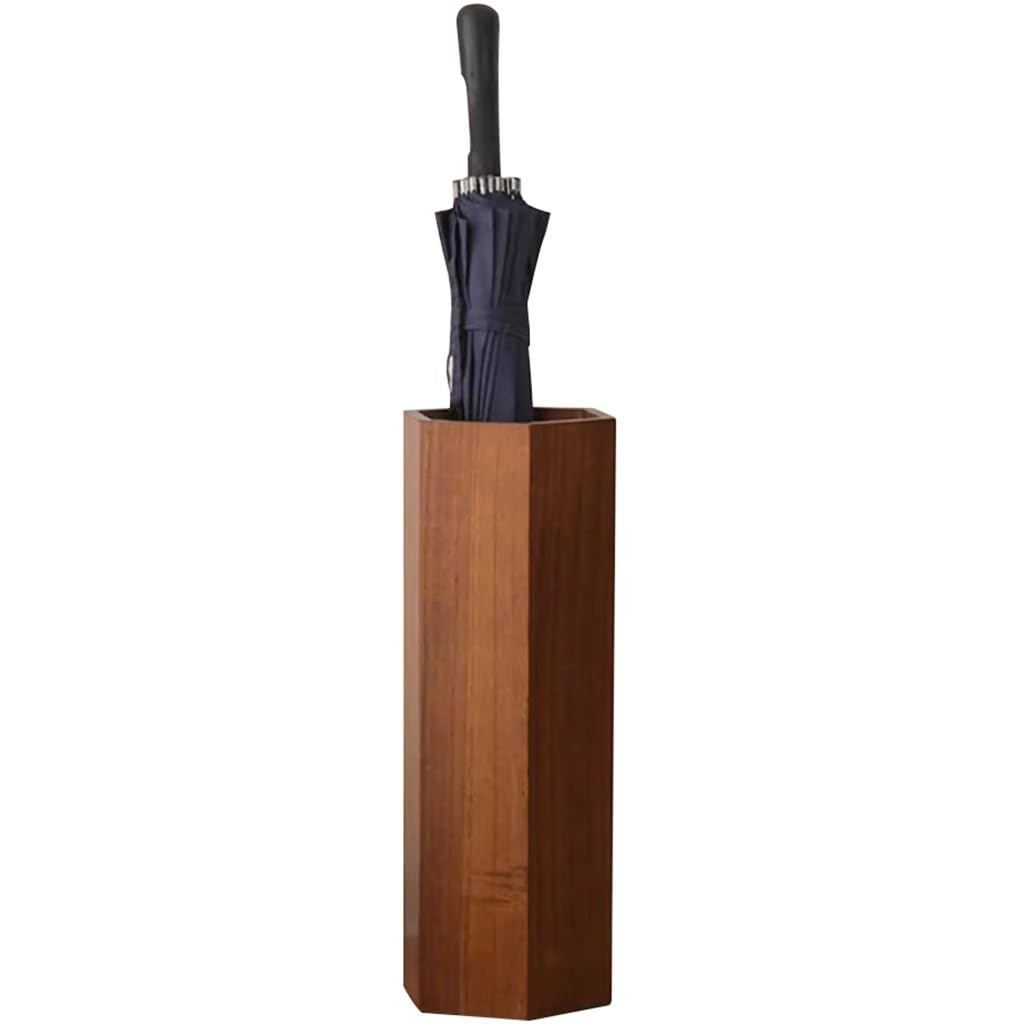 SBZIOJHDR umbrella stand, Umbrella bucket Retro Creativity Bucket With Water Storage(Brown)